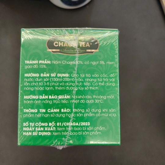 TRÀ TÚI LỌC CHAGA TEA+ |20 Túi/hộp