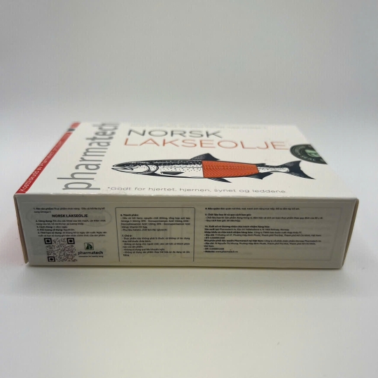 VIÊN UỐNG DẦU CÁ HỒI TINH KHIẾT NORSK LAKSEOLJE PHARMATECH |HỘP 30 VIÊN [CÓ SỈ VÀ LẺ TOÀN QUỐC]