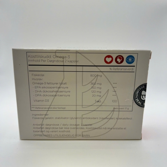 VIÊN UỐNG DẦU CÁ HỒI TINH KHIẾT NORSK LAKSEOLJE PHARMATECH |HỘP 30 VIÊN [CÓ SỈ VÀ LẺ TOÀN QUỐC]