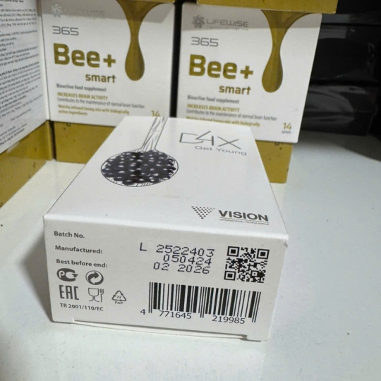 D4X Get Young Vision - Hỗ trợ chống lão hóa, giữ dáng và làm đẹp da ( Hộp 10 gói ) | Shop TPCN 24 Giờ