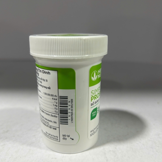 Men Simply Probiotic Herbalife - Bổ Sung Lợi Khuẩn Đường Ruột Herbalife ( Lọ 30 gram )