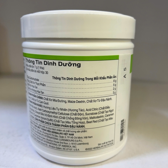 Xơ Hoạt Hóa Herbalife Active Fiber Complex Hương Táo