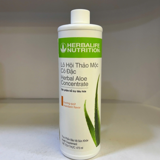 Lô Hội Thảo Mộc Cô Đặc Herbalife  Hương Quýt Hỗ Trợ Tiêu Hóa  Chai 473ml | Shop TPCN 24 Giờ