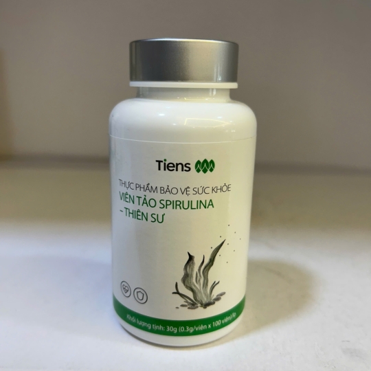 Viên Tảo Spirulina Thiên Sư - Thực Phẩm Bảo Vệ Sức Khỏe ( Lọ 100 viên) 