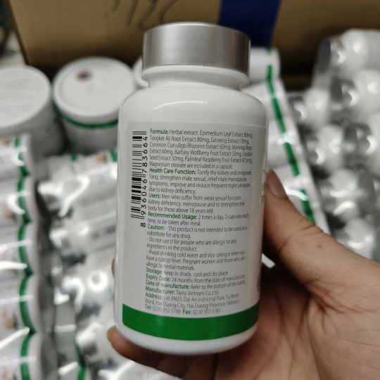 Viên Uống Bổ Thận Thiên Sư - Thực Phẩm Bảo Vệ Sức Khỏe Thiên Sư ( Lọ 60 viên)