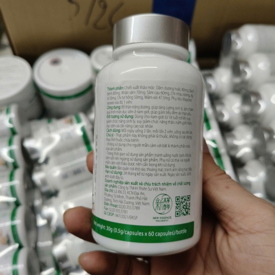 Viên Uống Bổ Thận Thiên Sư - Thực Phẩm Bảo Vệ Sức Khỏe Thiên Sư ( Lọ 60 viên)